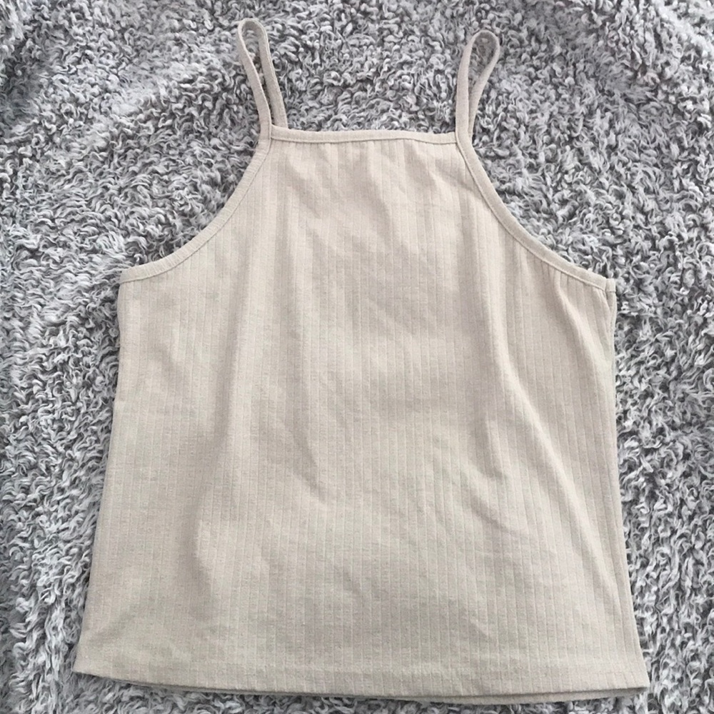 Tan/beige tank
